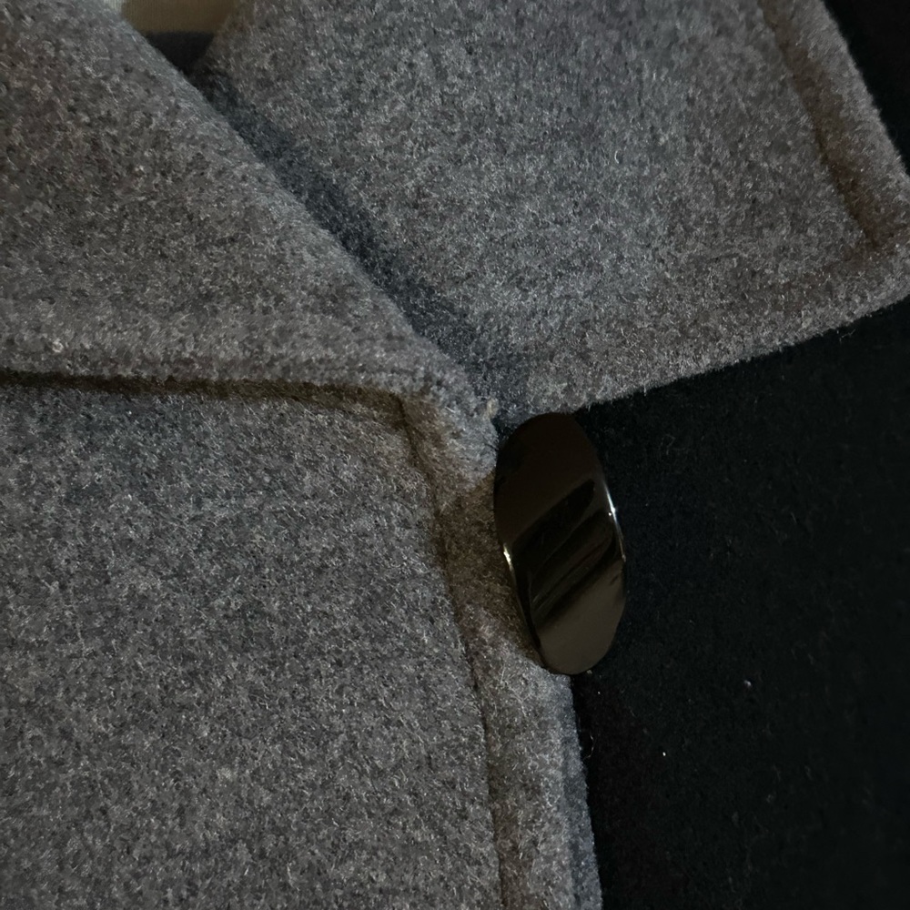 Color Block Pea Coat - Picture 5 of 9
